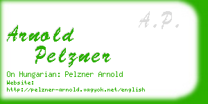 arnold pelzner business card